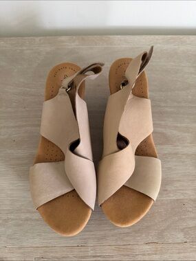 Clark’s wedge sandals